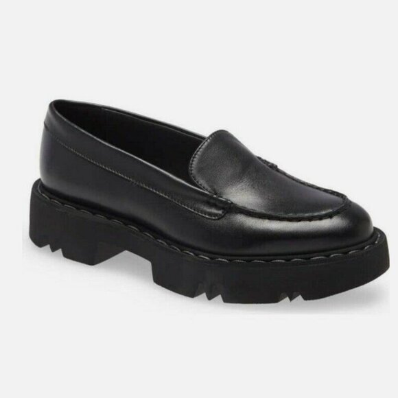 Aquatalia Shoes - Aquatalia Hayley Water Resistant Platform Loafer Size 6